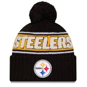 NFL Steelers 2024 Pom Knit Beanie Hat